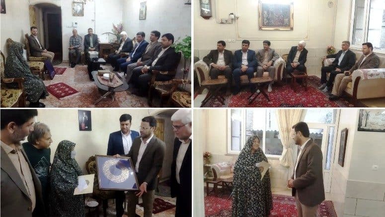 دیدار رئیس حوزه هنری با خانواده شهیدان دفاع مقدس