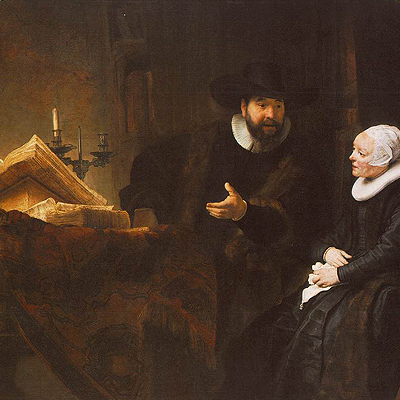 تابلوی نقاشی anslo اثر رامبرانت