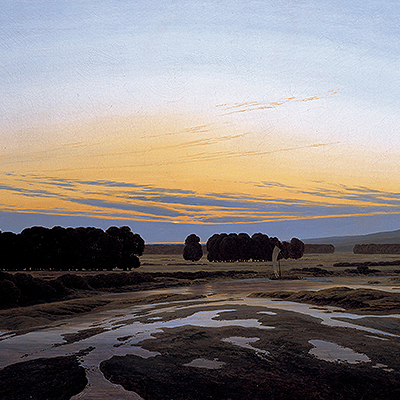 تابلوی نقاشی (محوطه بزرگ در نزدیکی درسدن) اثر کاسپار داوید فریدریش