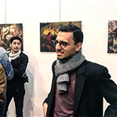 رونمایی از تابلوی «بهانه خلقت» به بهانه ولادت تنها بهانه خلقت