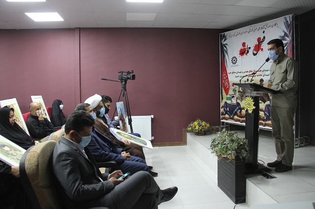 پرتره‌ شهدای حادثه تروریستی ۳۱ شهریور اهواز رونمایی شد