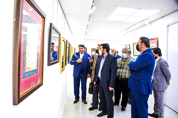 نمایشگاه خوشنویسی «سخن آشنا» در بوشهر افتتاح شد